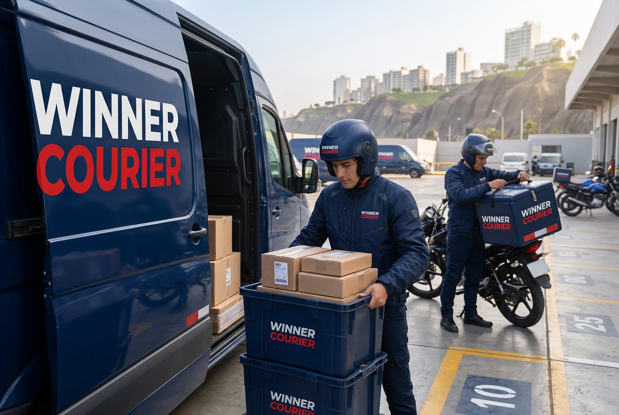 Operación de despacho de Winner Courier en Lima