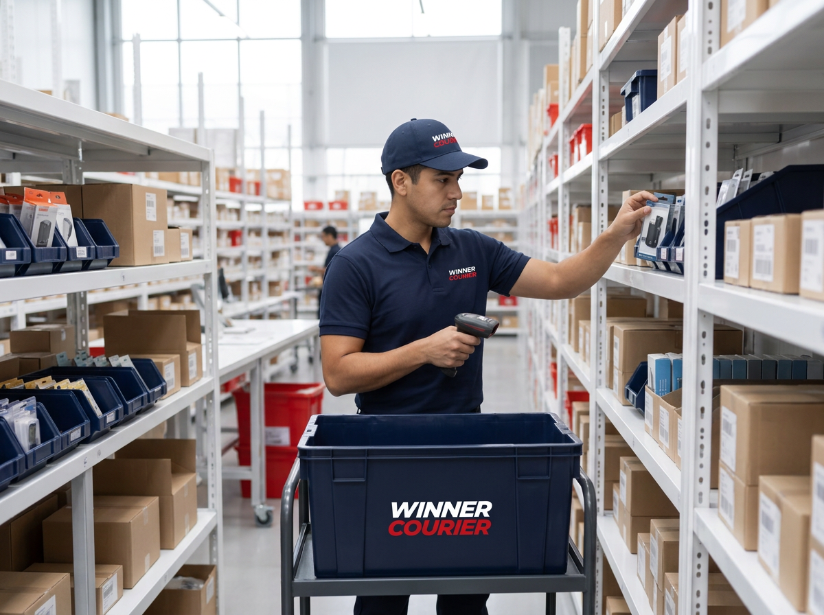 Preparación controlada de pedidos en Winner Courier